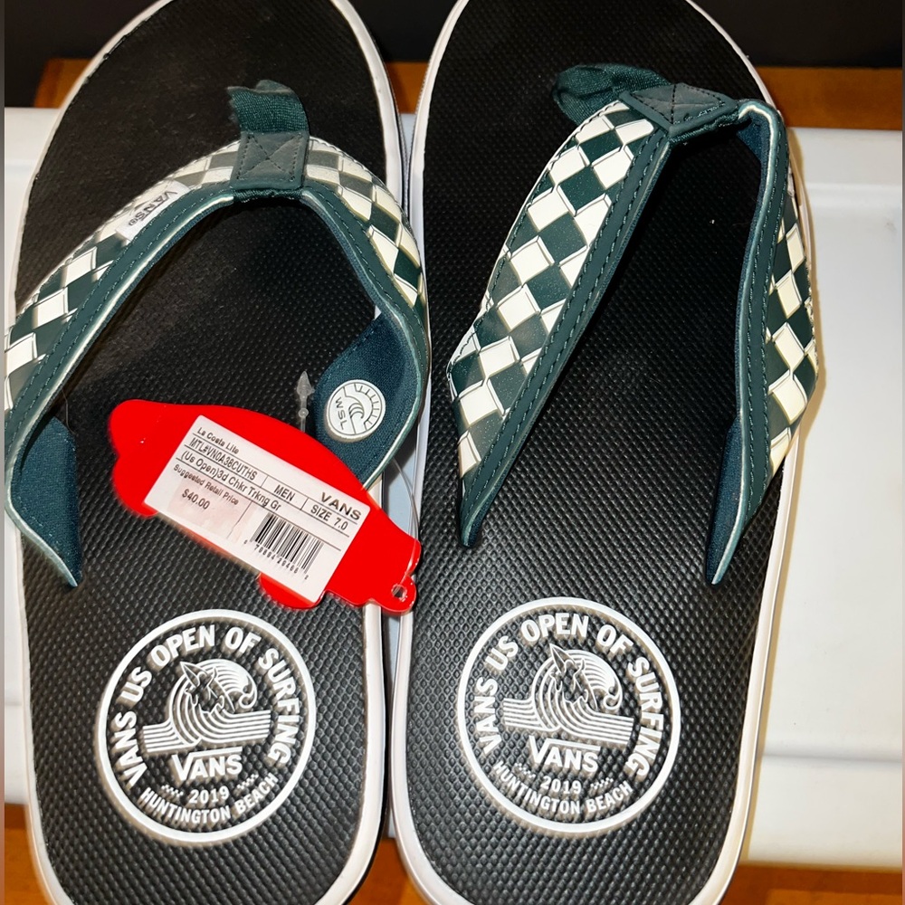 Mens Vans flip flops